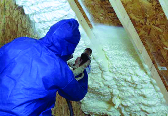 Spray foam insulation for your attic