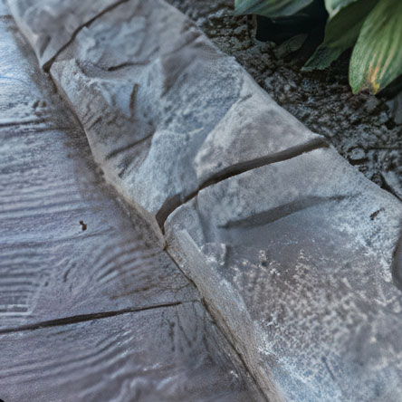 Natural Stone patterned curbing